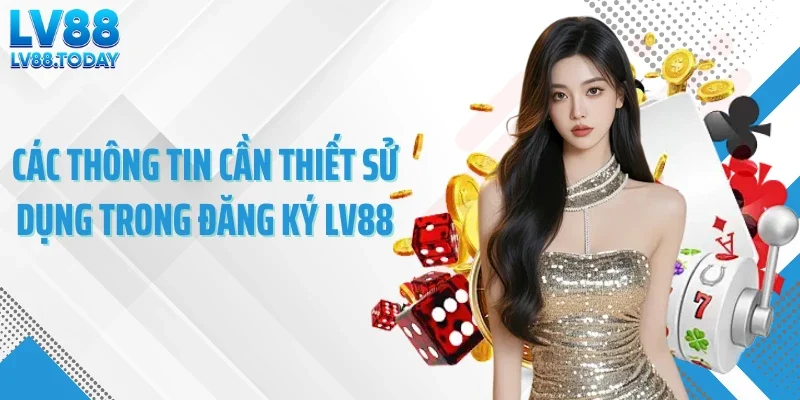 Các thông tin cần thiết sử dụng trong đăng ký LV88